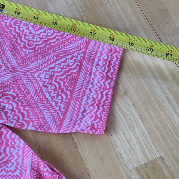 Woman’s loose-fitting top by erika, peachy pink ikat print, size XL - Picture 16 of 16